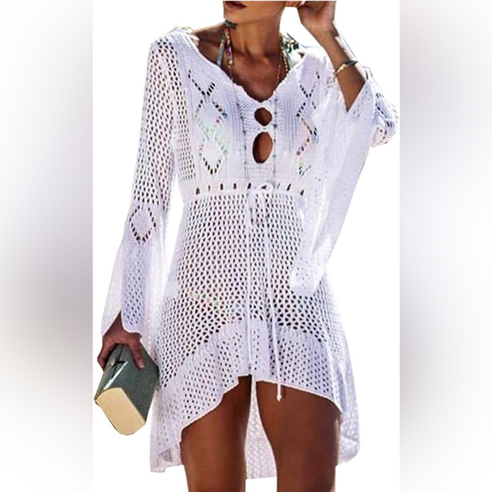 Sexy beach swimsuit coverup